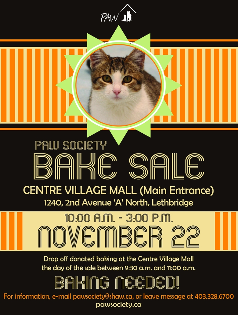 Bake Sale Poster Autumn 2025 USE
